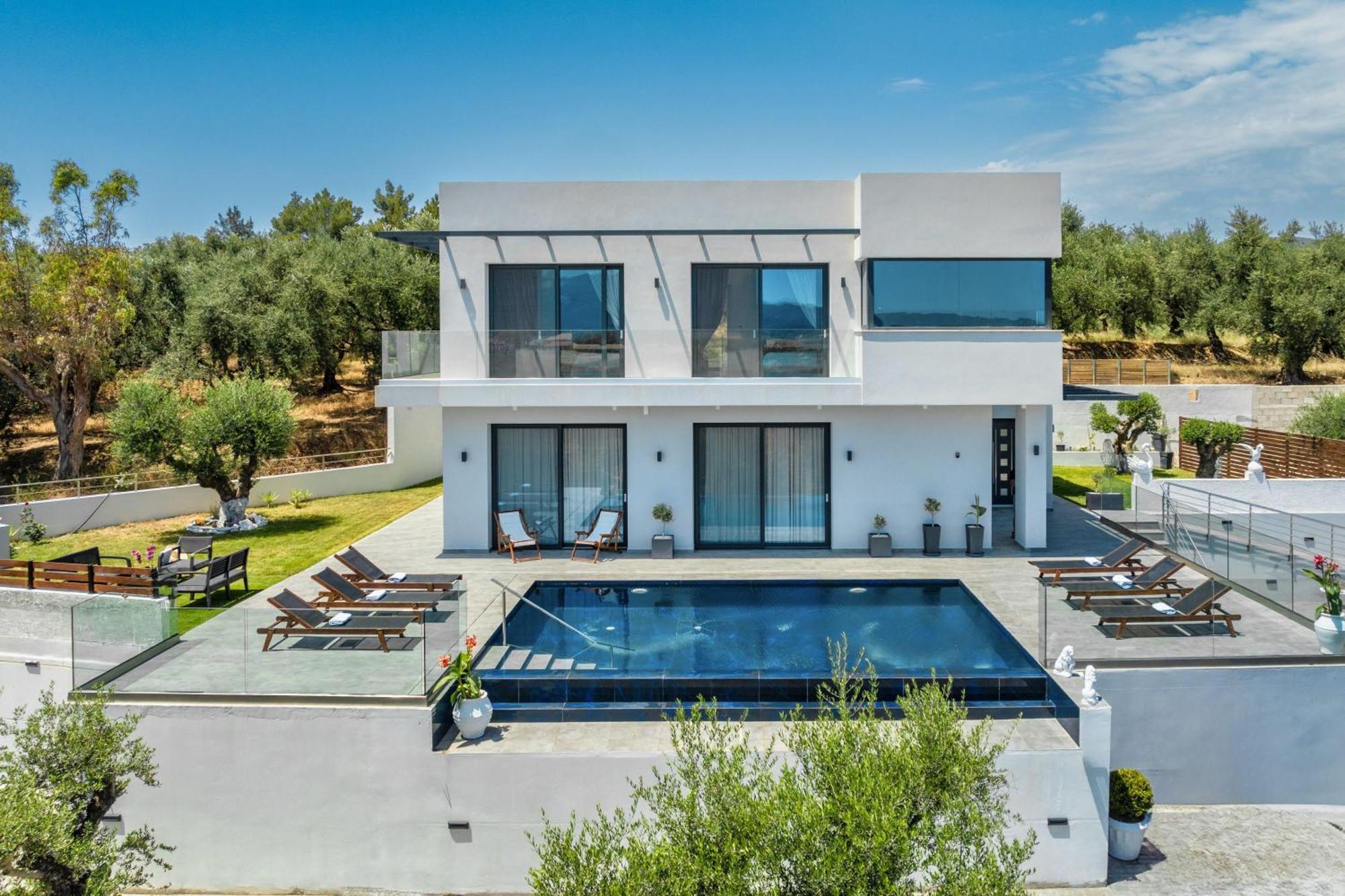 Trevilat Villa - 4 Bedrooms With Private Pool, By Zantewize Laganas Exterior photo